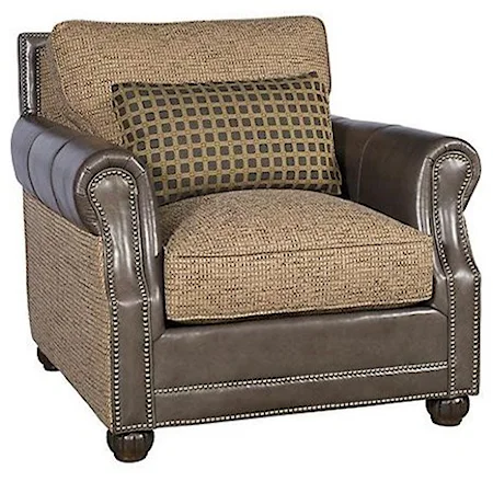 Chair with Nailhead Trim